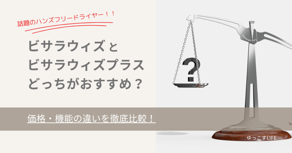 ビサラウィズ】と【ビサラウィズプラス】どっちがおすすめ？価格・機能