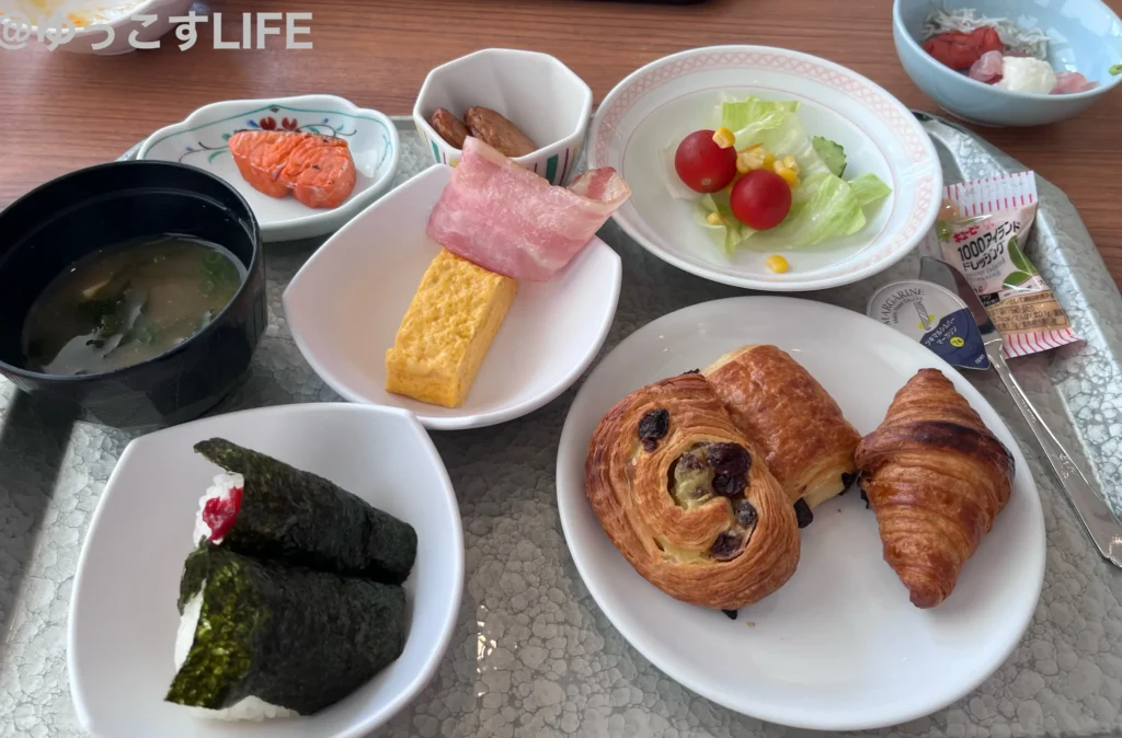 古賀の井リゾート＆スパの朝食ビュッフェ