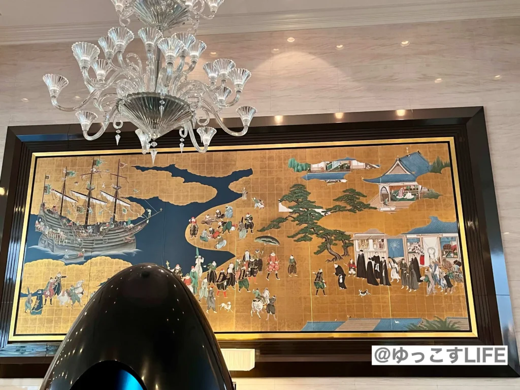 ウェスティンホテル大阪のロビーの絵画