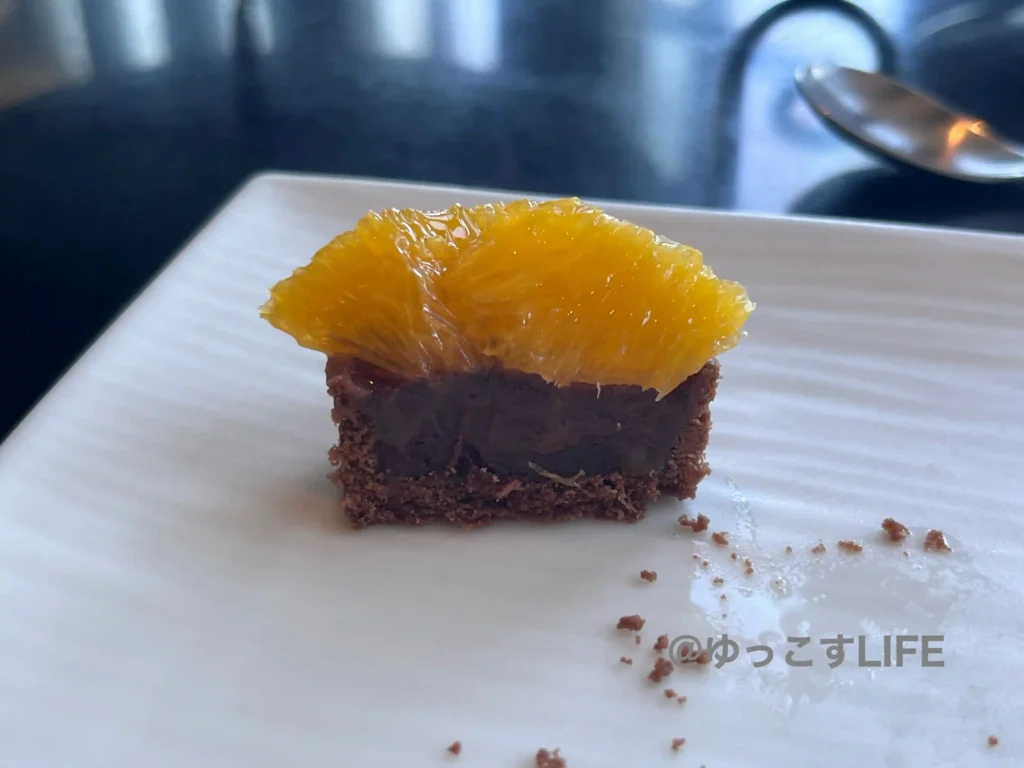 「タルトオランジェ」の断面