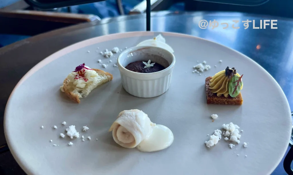 品川プリンスホテルのアフタヌーンティーのセイボリープレート