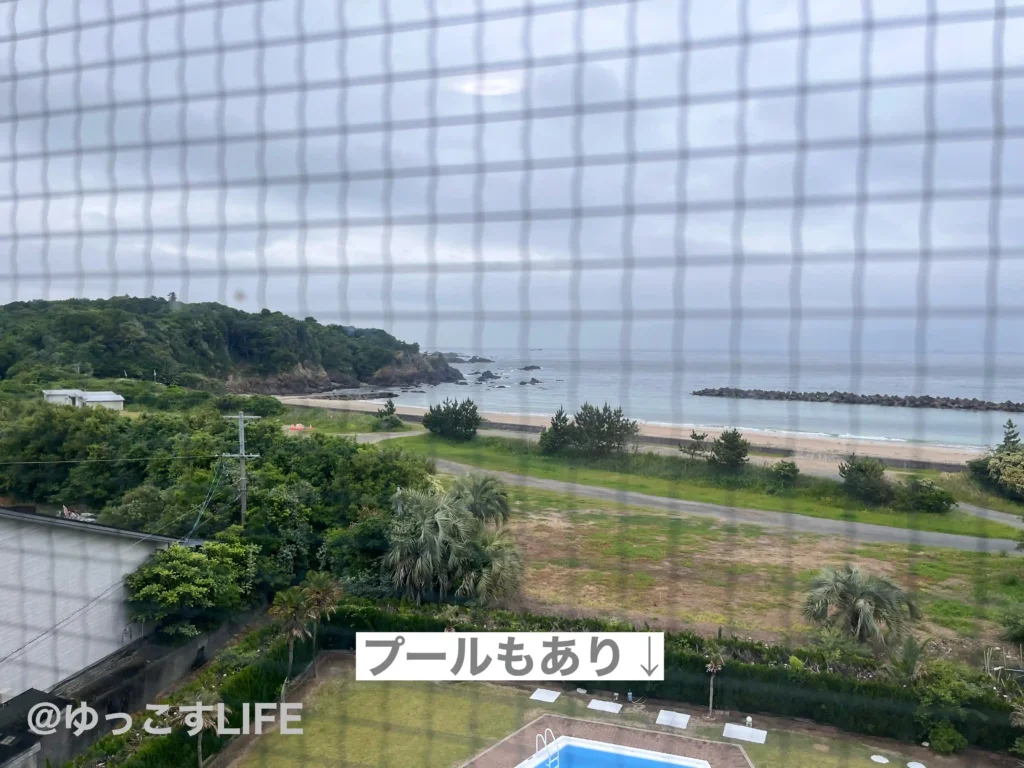 味の宿みち潮の部屋からの景色
