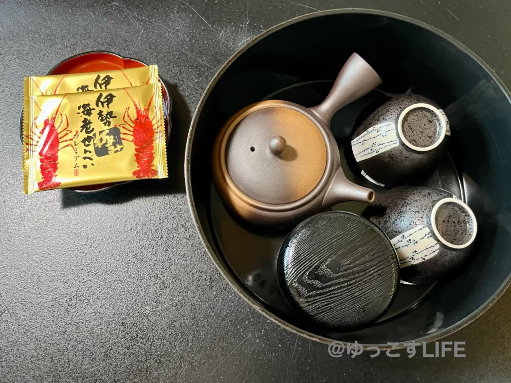 味の宿みち潮のお茶うけ菓子