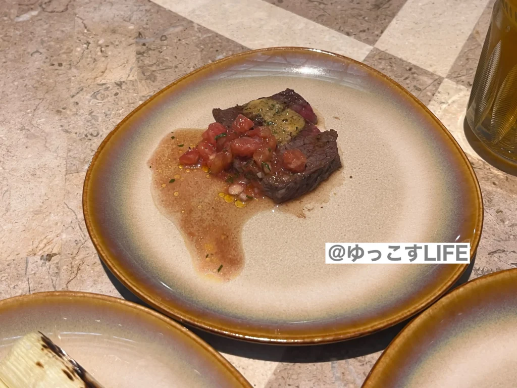 ラジョウの和牛ステーキ